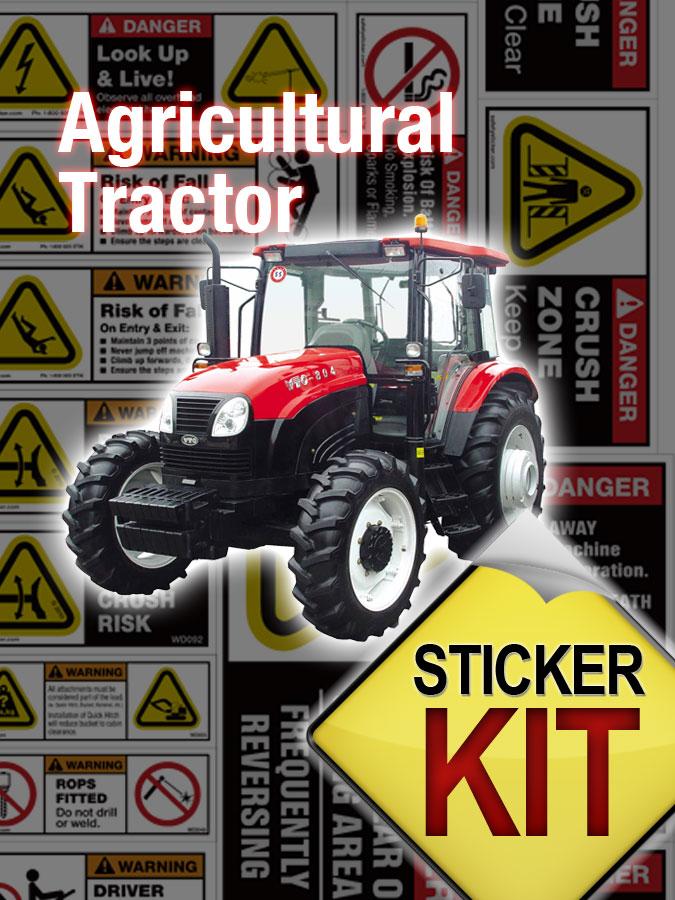 Agricultural Tractor | Safety Stickers | Safety Decals