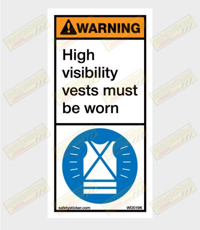 H-Viz warning sticker
