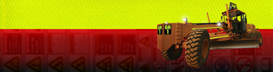 high visibility sticker banner