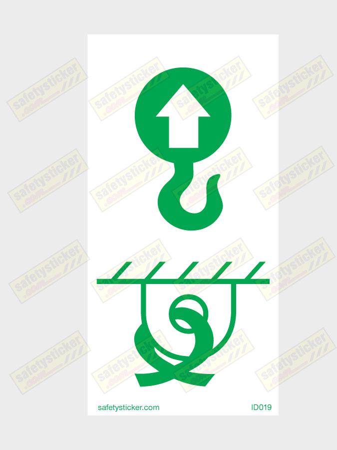 Identification Lifting & TieDown Decal Safety Stickers Safety Decals