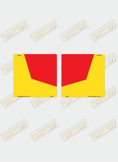 Category 33 Pair of Rear Marker Plates - Class 1/Class 400
