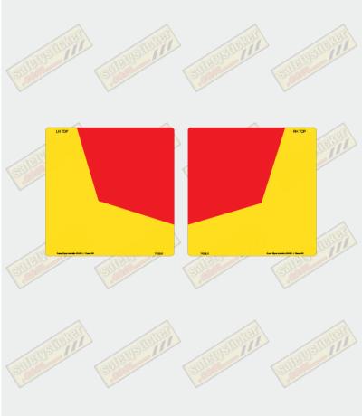 Category 33 Pair of Rear Marker Plates - Class 1/Class 400