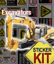 excavator stickers