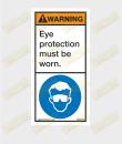 eye protection sticker